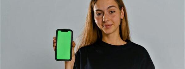 عکس گوشی صفحه سبز