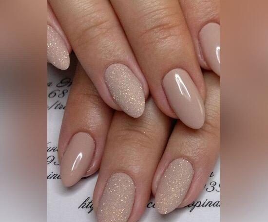 عکس طرح ناخن طوسی صورتی