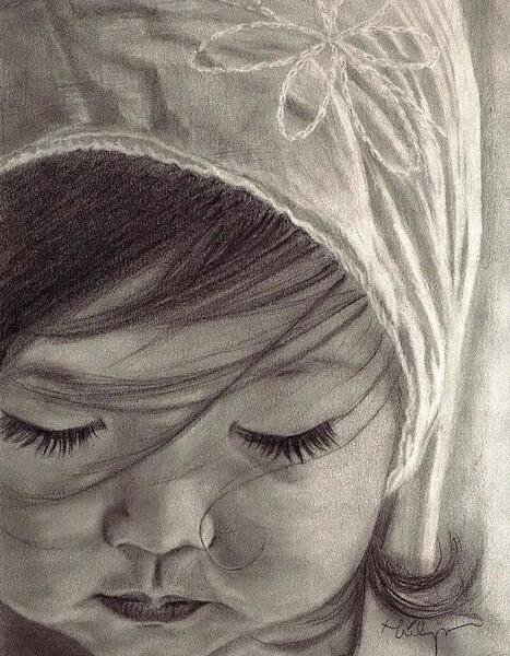عکس نقاشی زیبا چهره