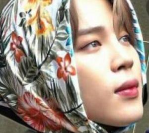 عکس با حجاب جیمین