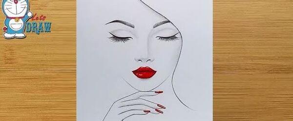 عکس نقاشی ساده فانتزی با مداد رنگی
