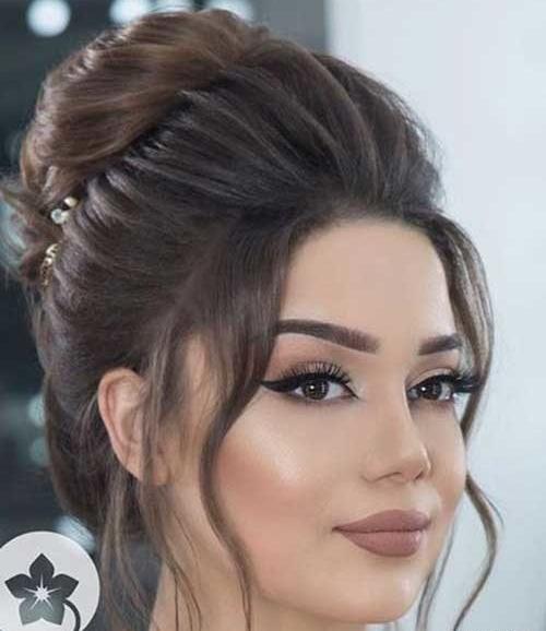 عکس شینیون مو ساده و شیک