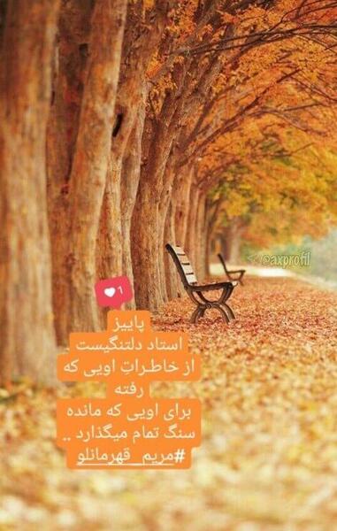 عکس استوری های پاییز