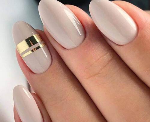 عکس مدل ناخن طوسی سفید