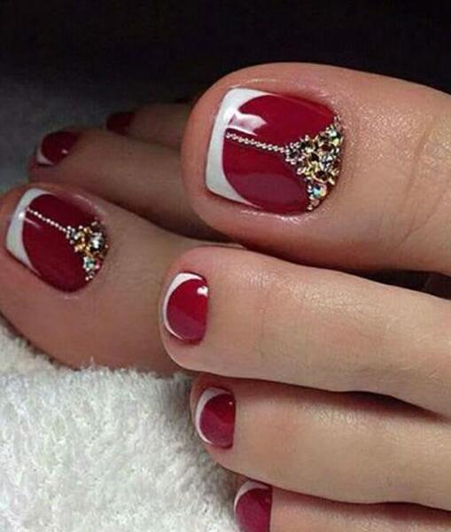 عکس طرح ناخن لاک ساده