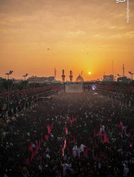 غروب عکس بین الحرمین