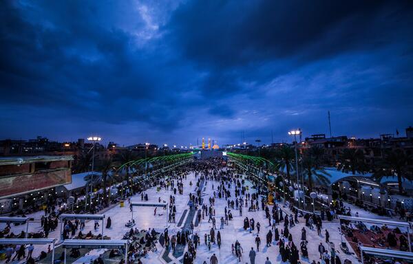 غروب عکس بین الحرمین