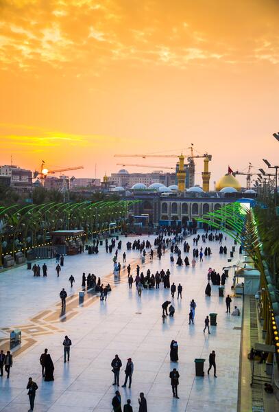 غروب عکس بین الحرمین