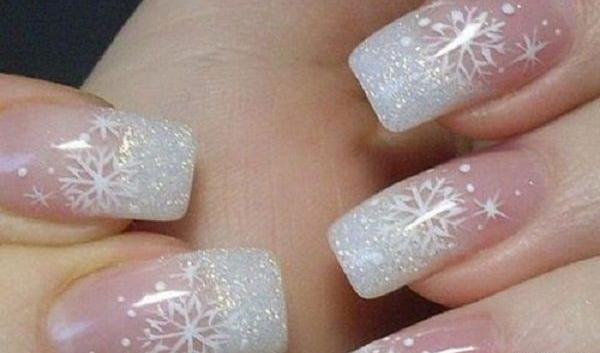 عکس مدل فرنچ ناخن زمستانی