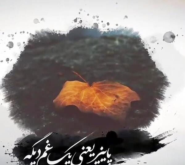 عکس استوری پاییز یعنی یک غم دیگه