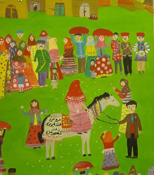 عکس نقاشی زیبا چهارشنبه سوری