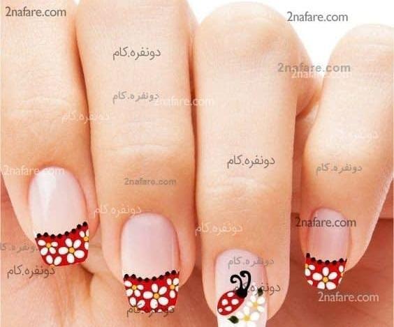 عکس طرح ناخن عروسکی