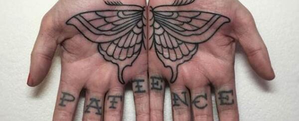 عکس جمله زیبا برای تاتو روی دست