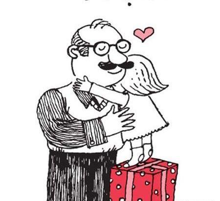 عکس نقاشی ساده پدر