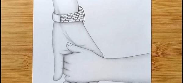 عکس نقاشی ساده پدر
