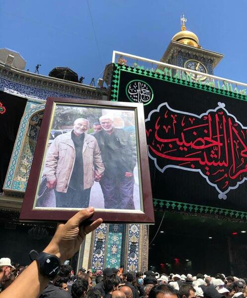 عکس سردار در بین الحرمین