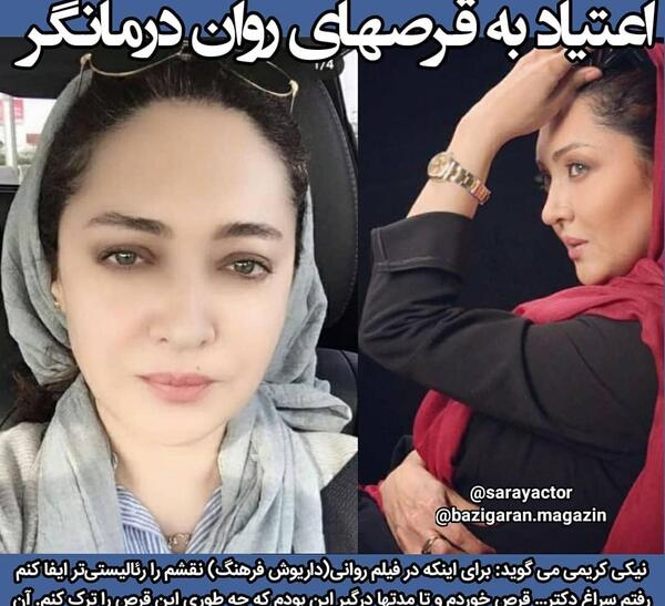 عکس عباس کیارستمی نیکی کریمی