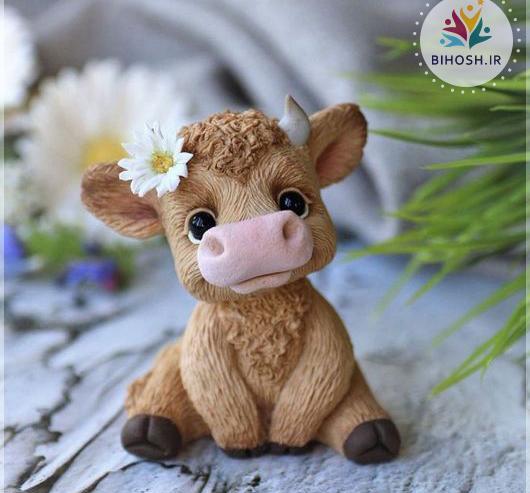 عکس نقاشی زیبا گاو