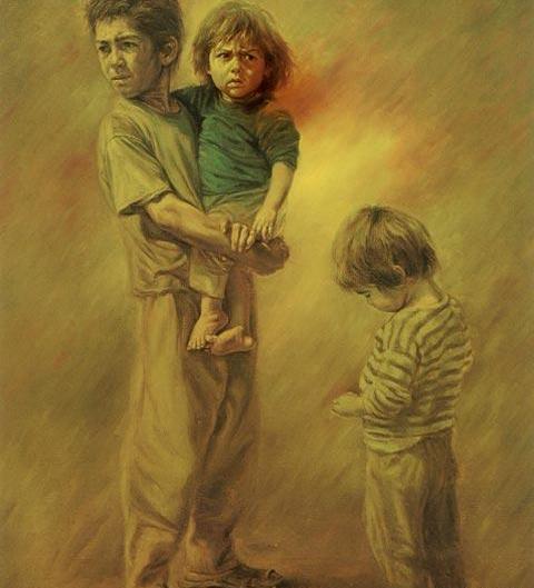 عکس نقاشی زیبا گاو