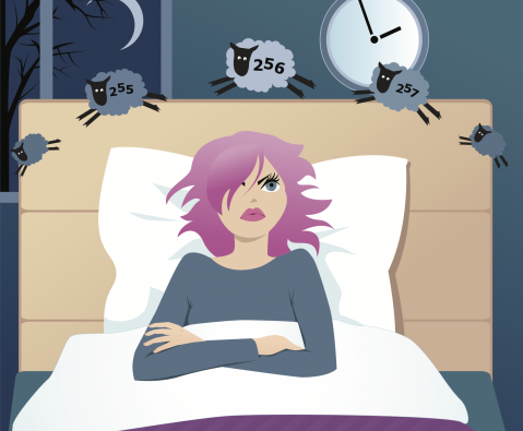 عکس خواب آلودگی کارتونی