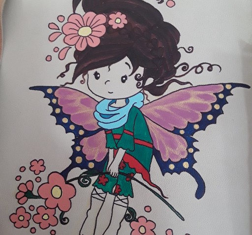 عکس نقاشی ساده و زیبای طاووس