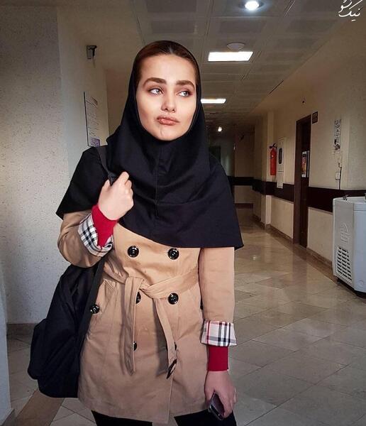 عکس بافت مو جلو سر زیر شال