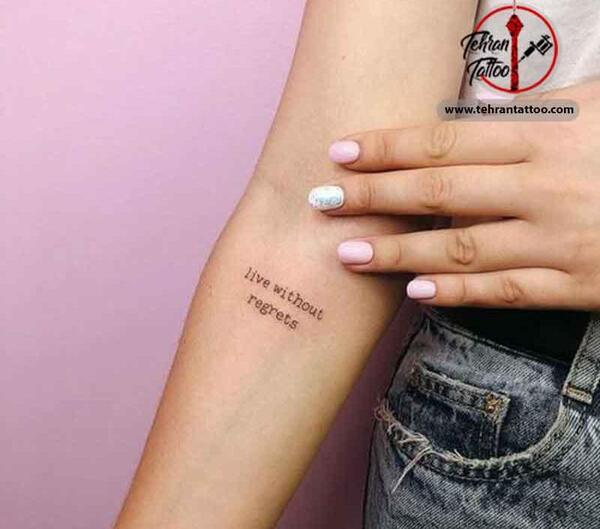 عکس تاتو دست تتلو
