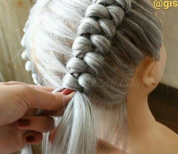 عکس اموزش بافت مو ژورنالی