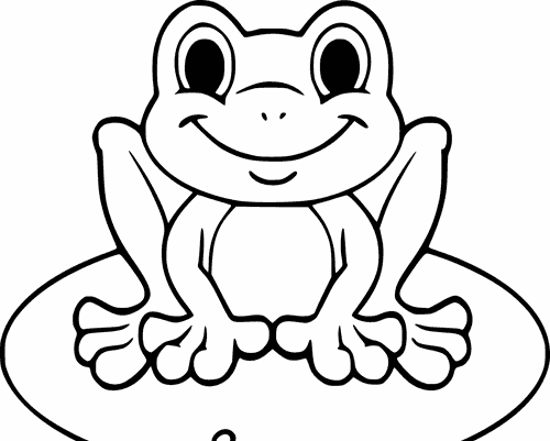 عکس نقاشی ساده قورباغه