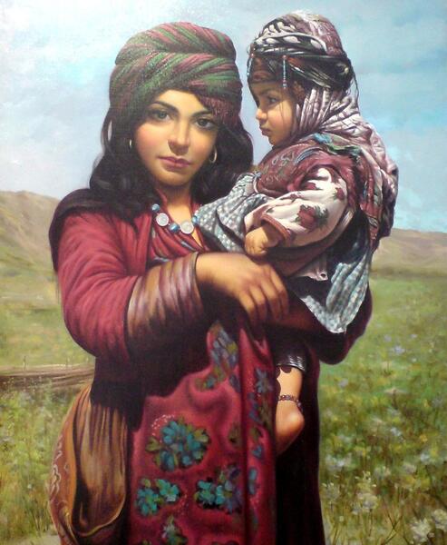 عکس نقاشی زیبا تولد