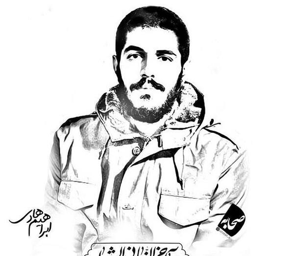 عکس پس زمینه شهید ابراهیم هادی