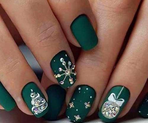 عکس مدل ناخن کریسمس