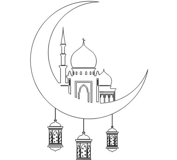 عکس ماه رمضان ساده