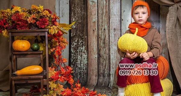عکس پاییزی آتلیه
