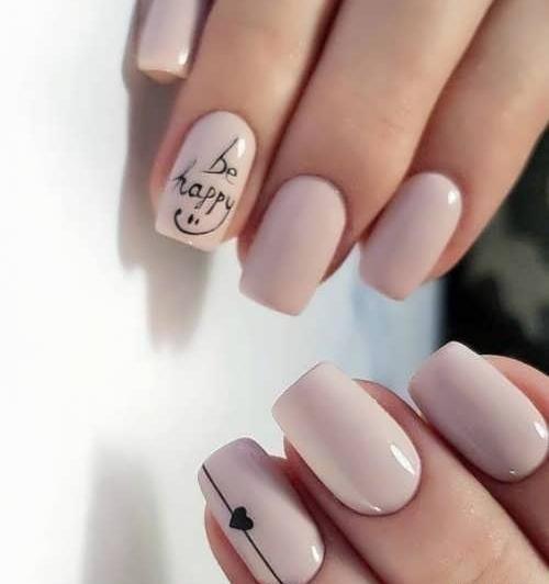 عکس مدل لاک ناخن ساده دخترانه