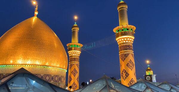 عکس بین الحرمین حضرت عباس