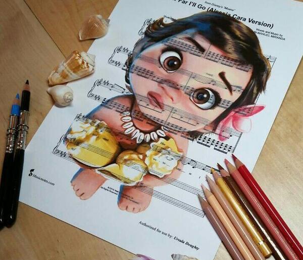 عکس نقاشی زیبا با مداد رنگی آسان