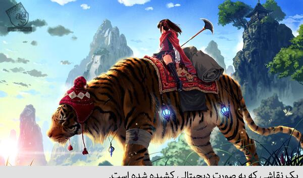 عکس نقاشی مدرن دیجیتالی