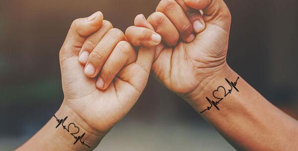 عکس تاتو دست ضربان