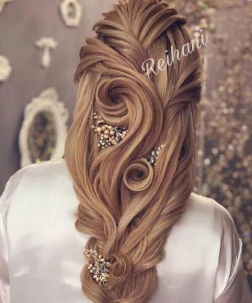 عکس شینیون مو مدل بسته