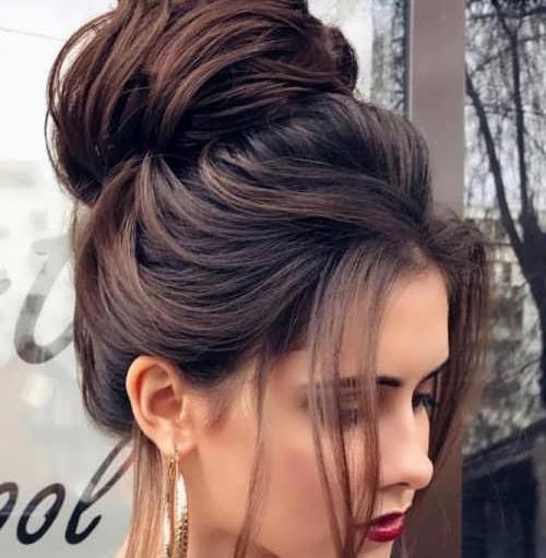 عکس شینیون مو شلخته