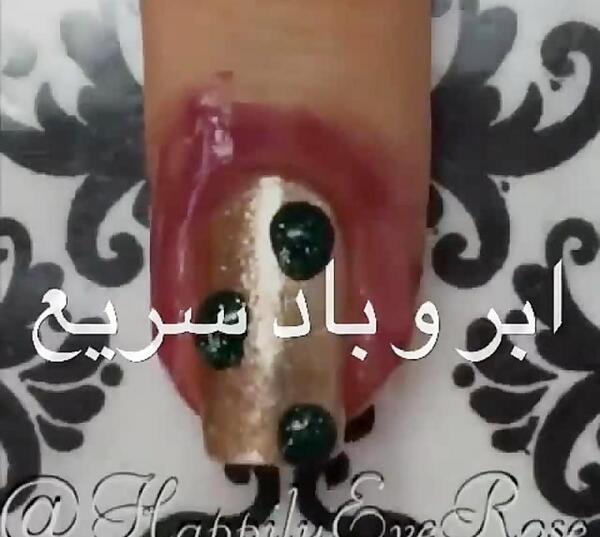 عکس طرح ناخن ابروبادی