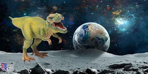 عکس دایناسور شهاب سنگ