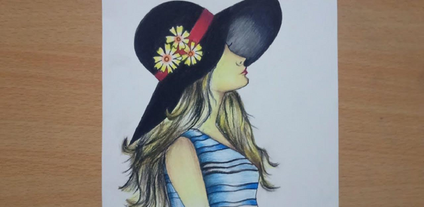 عکس نقاشی دخترانه خیلی خوشگل