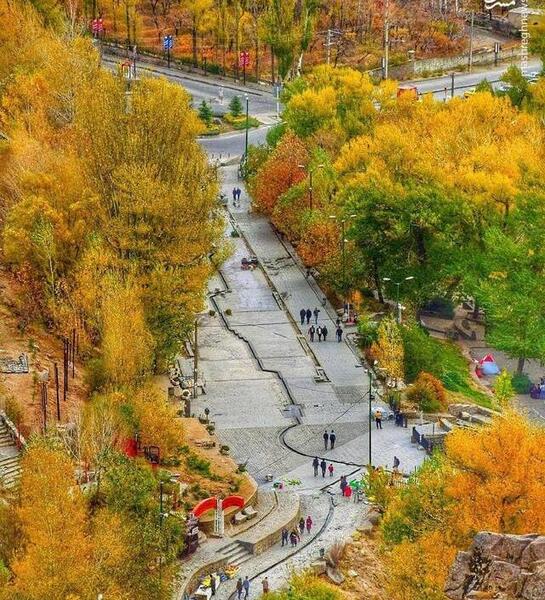 عکس پاییزی طبیعت همدان