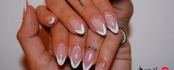 عکس طرح ناخن فرنچ