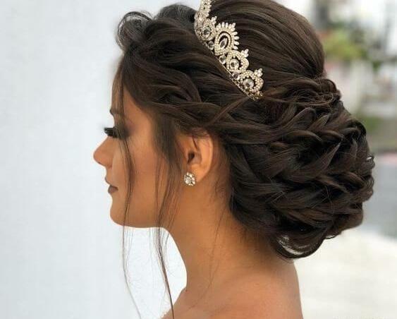 عکس شینیون موی شیک