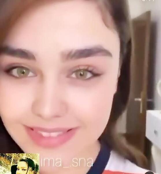 عکس فیک دختر چشم آبی