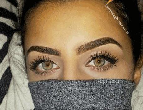 عکس فیک دختر چشم آبی