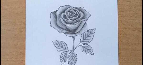 عکس نقاشی دخترانه گل
